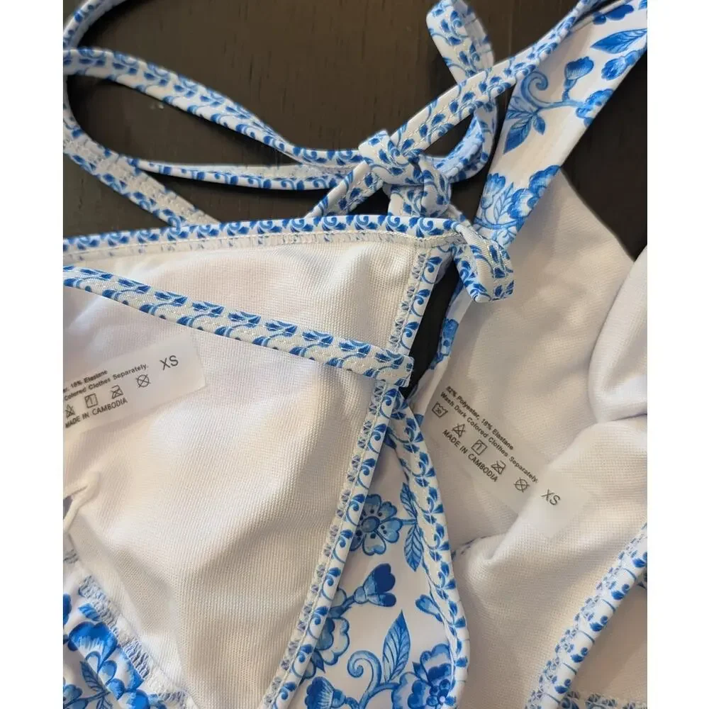 Soft Girl Bikini Bundle XS Coquette Floral Summer Swimwear